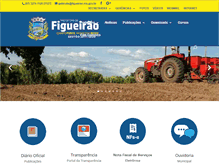 Tablet Screenshot of figueirao.ms.gov.br