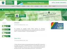 Tablet Screenshot of imprensaoficial.ms.gov.br