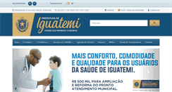 Desktop Screenshot of iguatemi.ms.gov.br