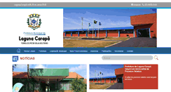 Desktop Screenshot of lagunacarapa.ms.gov.br