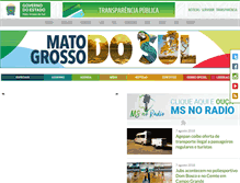Tablet Screenshot of ms.gov.br