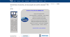 Desktop Screenshot of moodle.semed.capital.ms.gov.br