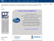 Tablet Screenshot of moodle.semed.capital.ms.gov.br