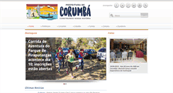 Desktop Screenshot of corumba.ms.gov.br