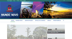 Desktop Screenshot of mundonovo.ms.gov.br