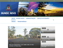 Tablet Screenshot of mundonovo.ms.gov.br
