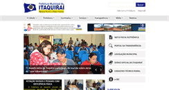 Desktop Screenshot of itaquirai.ms.gov.br