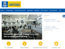 Tablet Screenshot of camara.ms.gov.br