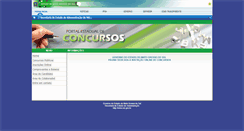 Desktop Screenshot of concursos.ms.gov.br