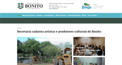 Desktop Screenshot of bonito.ms.gov.br
