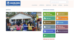 Desktop Screenshot of anaurilandia.ms.gov.br
