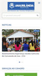 Mobile Screenshot of anaurilandia.ms.gov.br