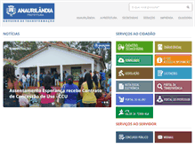Tablet Screenshot of anaurilandia.ms.gov.br