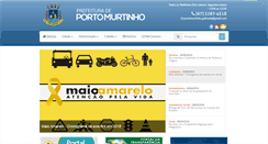 Desktop Screenshot of portomurtinho.ms.gov.br