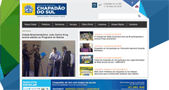 Desktop Screenshot of chapadaodosul.ms.gov.br