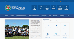 Desktop Screenshot of deodapolis.ms.gov.br