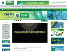 Tablet Screenshot of pge.ms.gov.br
