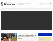 Tablet Screenshot of camaradourados.ms.gov.br