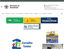 Tablet Screenshot of brasilandia.ms.gov.br