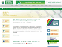 Tablet Screenshot of efd.ms.gov.br