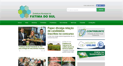 Desktop Screenshot of fatimadosul.ms.gov.br