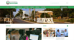 Desktop Screenshot of bataypora.ms.gov.br