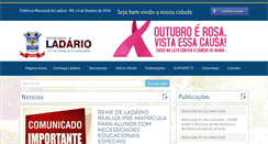 Desktop Screenshot of ladario.ms.gov.br