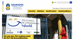 Desktop Screenshot of dourados.ms.gov.br