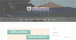 Desktop Screenshot of bandeirantes.ms.gov.br