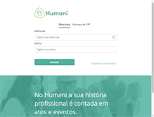 Tablet Screenshot of humani.ms.gov.br